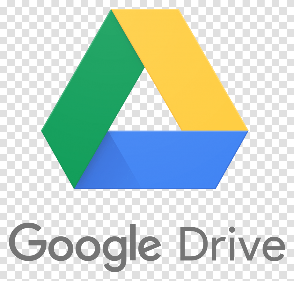 Google Drive Logo Official Google Drive Logo, Triangle, Text Transparent Png
