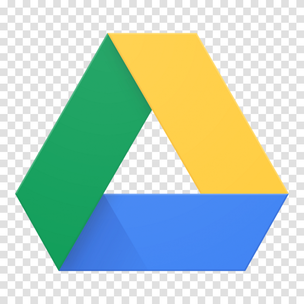 Google Drive Logo, Triangle, Business Card, Paper Transparent Png