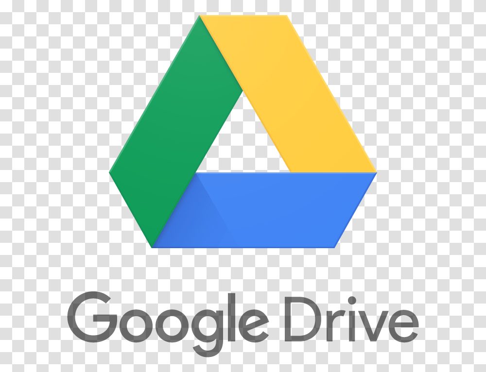 Google Drivelogo Syncspider Google Team Drive Logo, Triangle, Business Card, Paper, Text Transparent Png