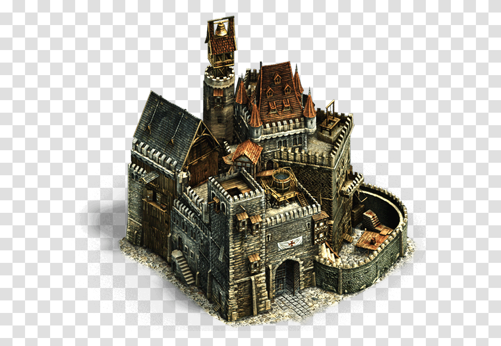 Google Fantasy Castle Buildings Isometric Medieval Buildings, Wristwatch, Treasure, Machine, Housing Transparent Png