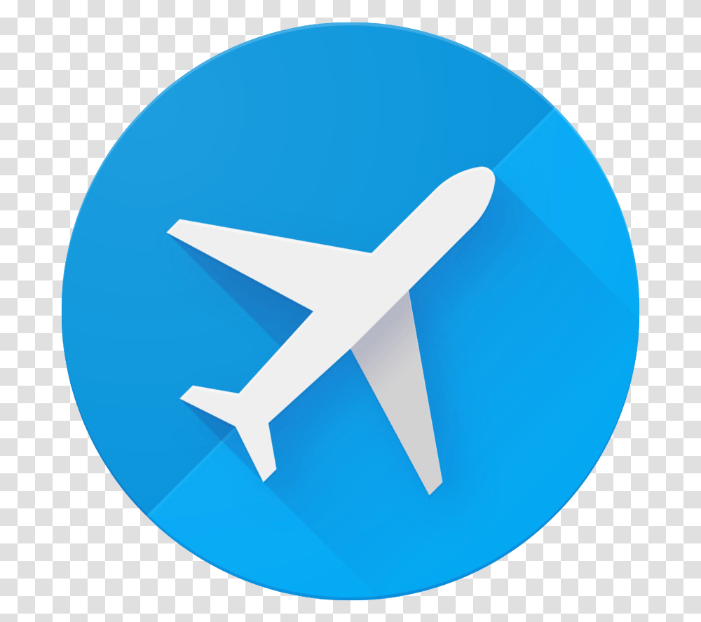 Google Flights Icon Blue Travel Icon, Aircraft, Vehicle, Transportation, Symbol Transparent Png