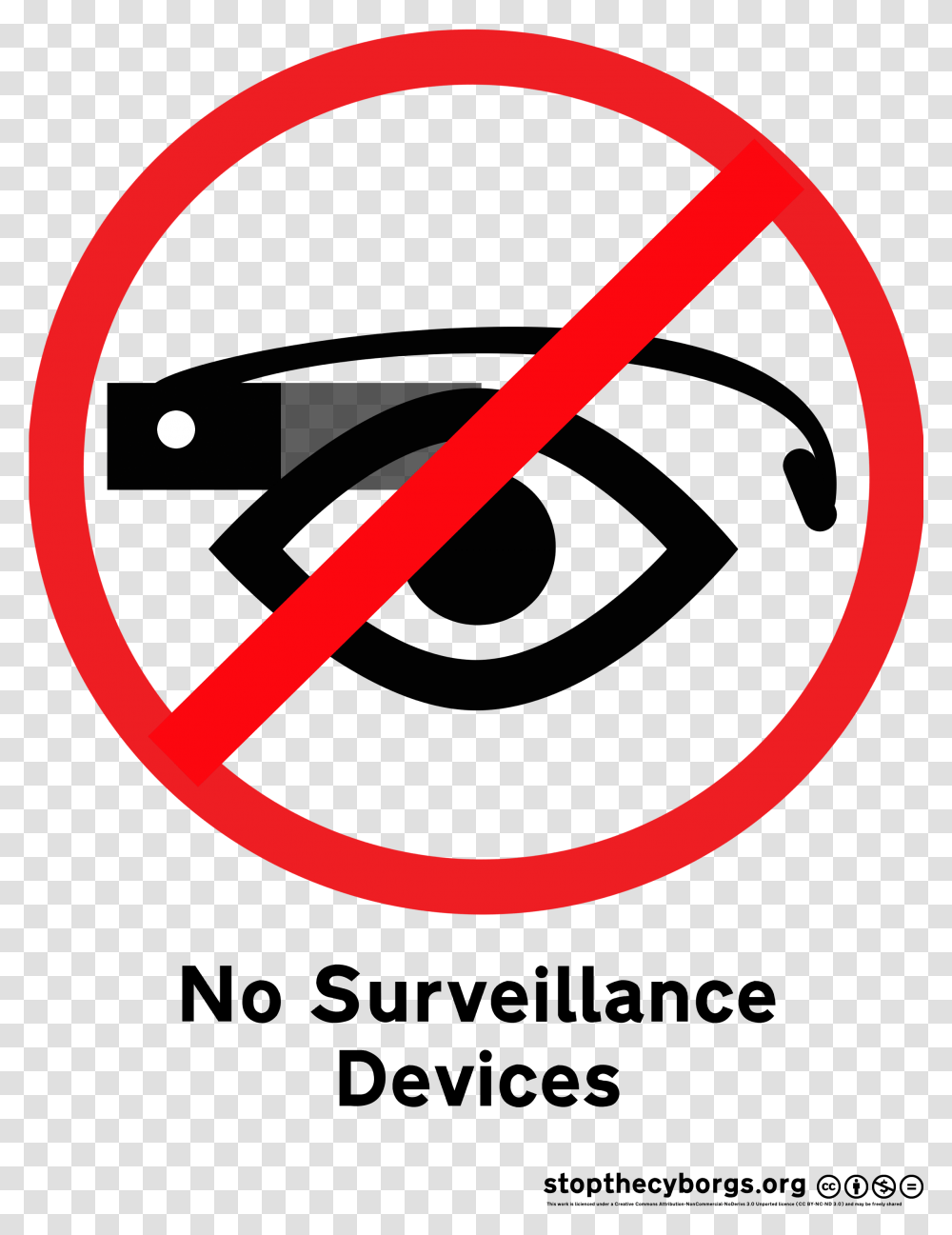 Google Glass Banned, Sign, Armor Transparent Png