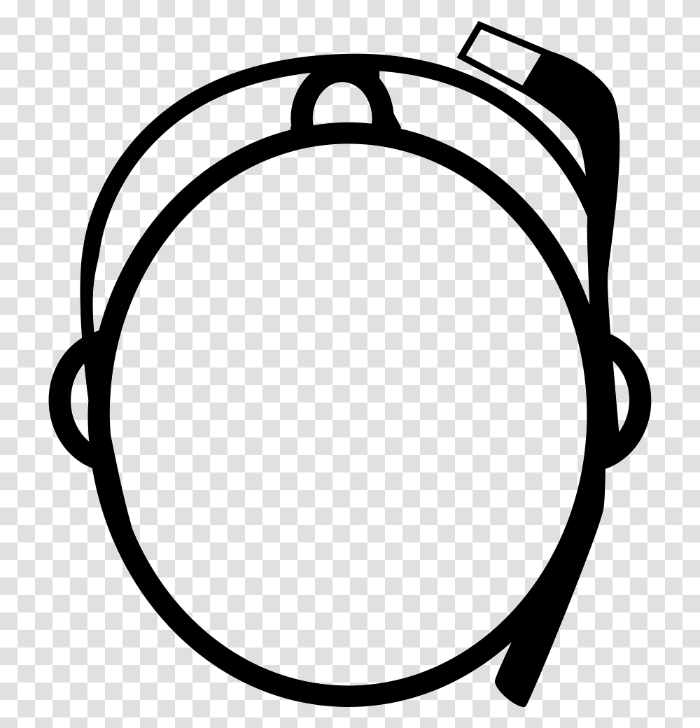 Google Glasses On Person Head From Top View Icon Free, Stencil, Drum, Percussion, Musical Instrument Transparent Png