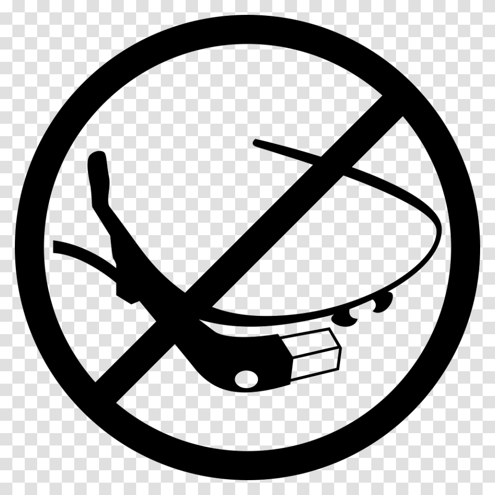Google Glasses Tool Prohibition Sign, Stencil, Steering Wheel Transparent Png