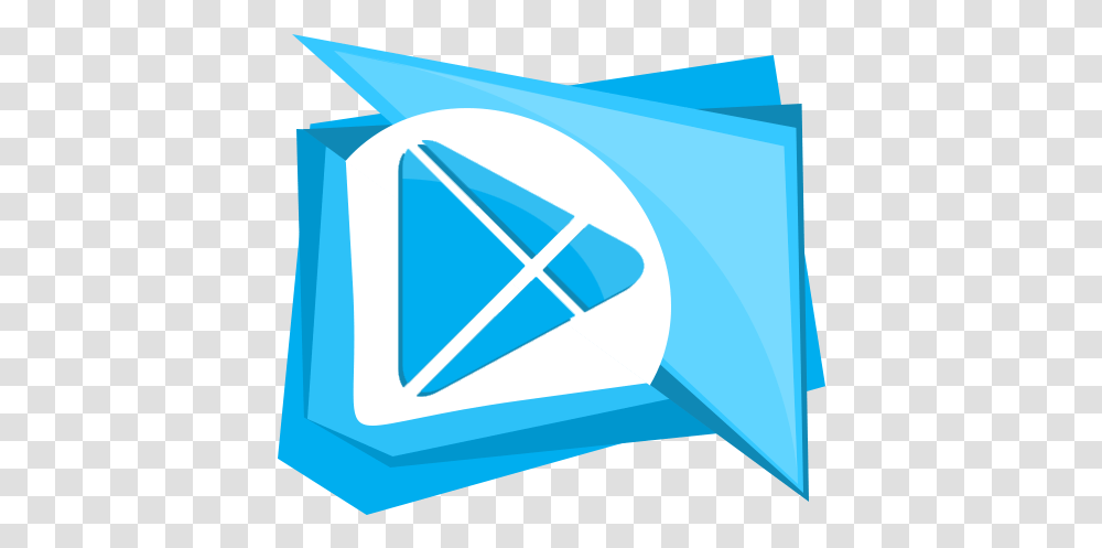 Google Googleplay Play Store Icon Whatsapp 3d Icon, Triangle Transparent Png