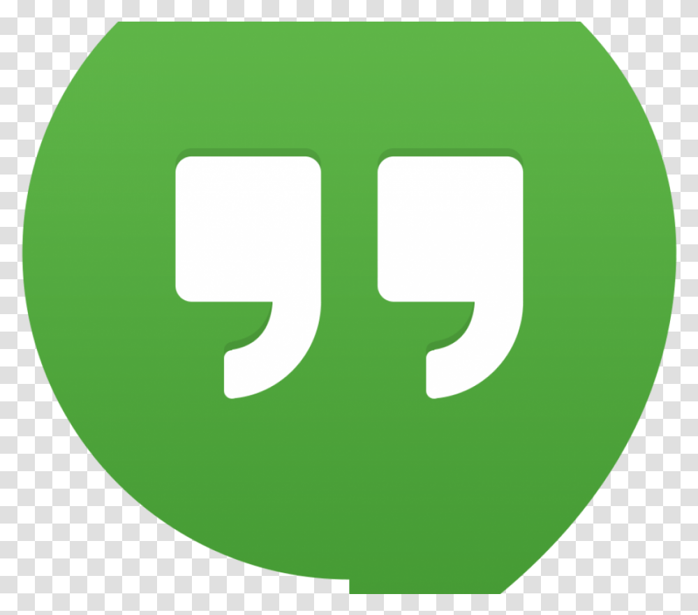 Google Hangouts Confirmed To Be Future Google Hangouts, Text, Symbol, Logo, Trademark Transparent Png