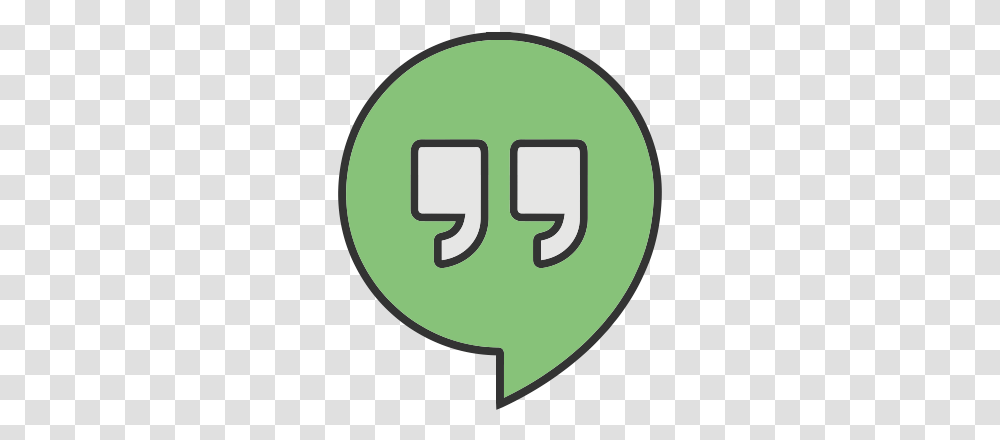 Google Hangouts Icon Hangouts Logo, Text, Pillow, Cushion, Symbol Transparent Png