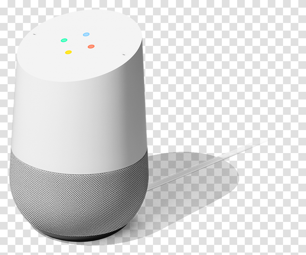 Google Home Smart Speaker, Cylinder, Milk, Beverage, Drink Transparent Png