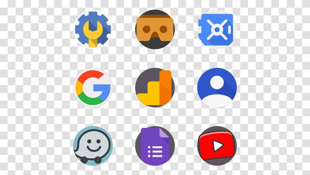Google Icon Development Icons, Number, Pac Man Transparent Png