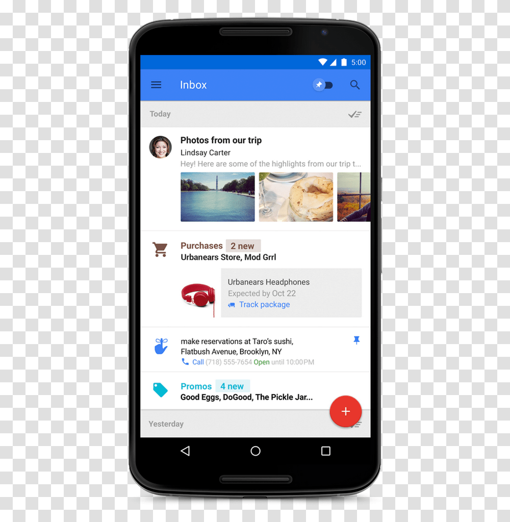 Google Inbox App, Mobile Phone, Electronics, Cell Phone, Iphone Transparent Png