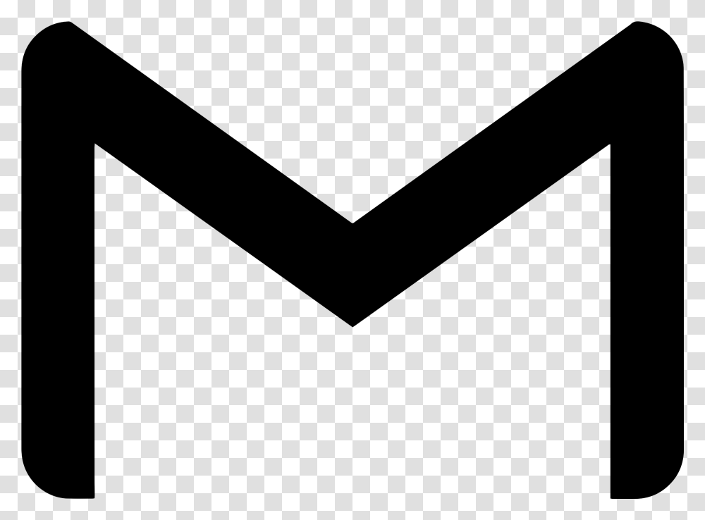 Google Mail Logo Black And White Download Gmail Logo Vector, Gray, World Of Warcraft Transparent Png