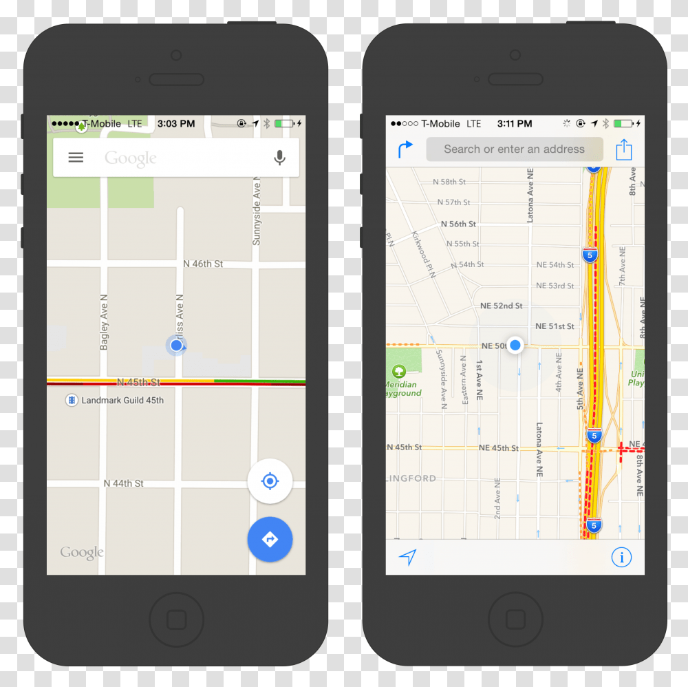 Google Map App Design, Phone, Electronics, Mobile Phone, Cell Phone Transparent Png