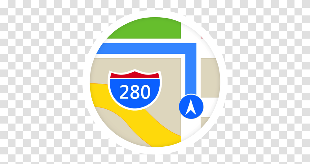 Google Maps Circle Icon Iphone Maps, Label, Text, Logo, Symbol Transparent Png