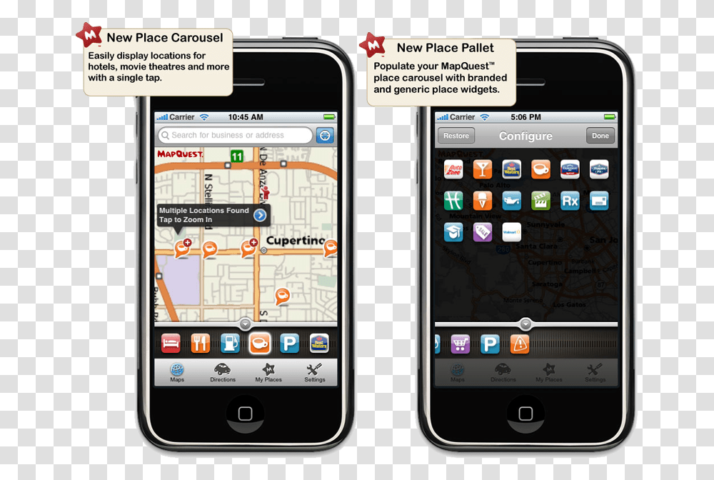 Google Maps For Iphone Technology Applications, Mobile Phone, Electronics, Cell Phone, GPS Transparent Png