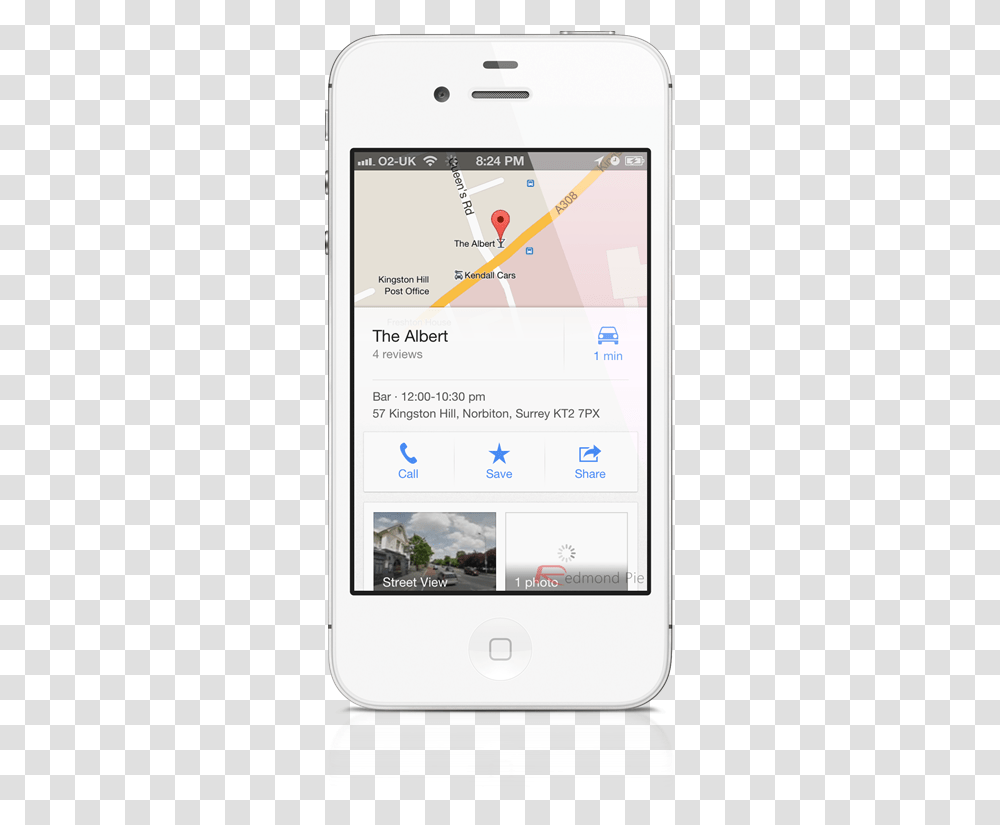 Google Maps For Iphone Your Old New App Ios Mani, Mobile Phone, Electronics, Cell Phone, Text Transparent Png
