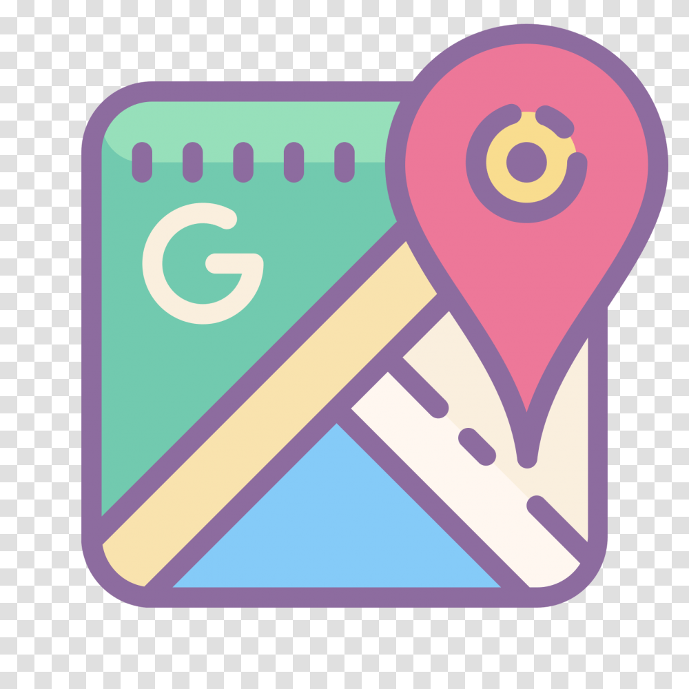 Google Maps Old Icon Logo Gps, Text, Label, Number, Symbol Transparent Png