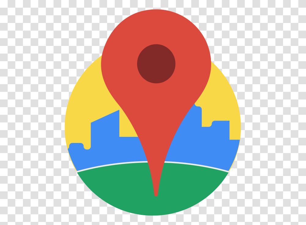 Google Maps On Android Gets A New Design With Quick Access, Ball, Balloon, Egg, Food Transparent Png