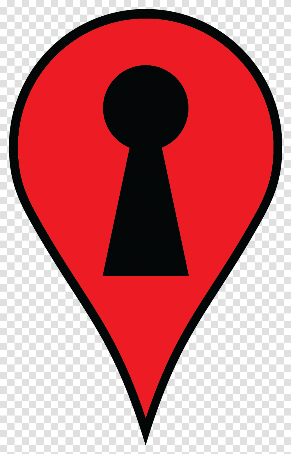 Google Maps Pin Red Push Pin Clipart, Heart Transparent Png