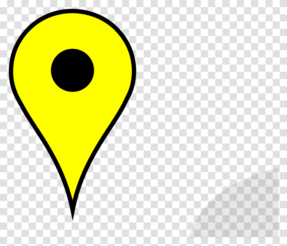 Google Maps Pin Yellow Svg Vector Dot, Text, Symbol, Number, Logo Transparent Png