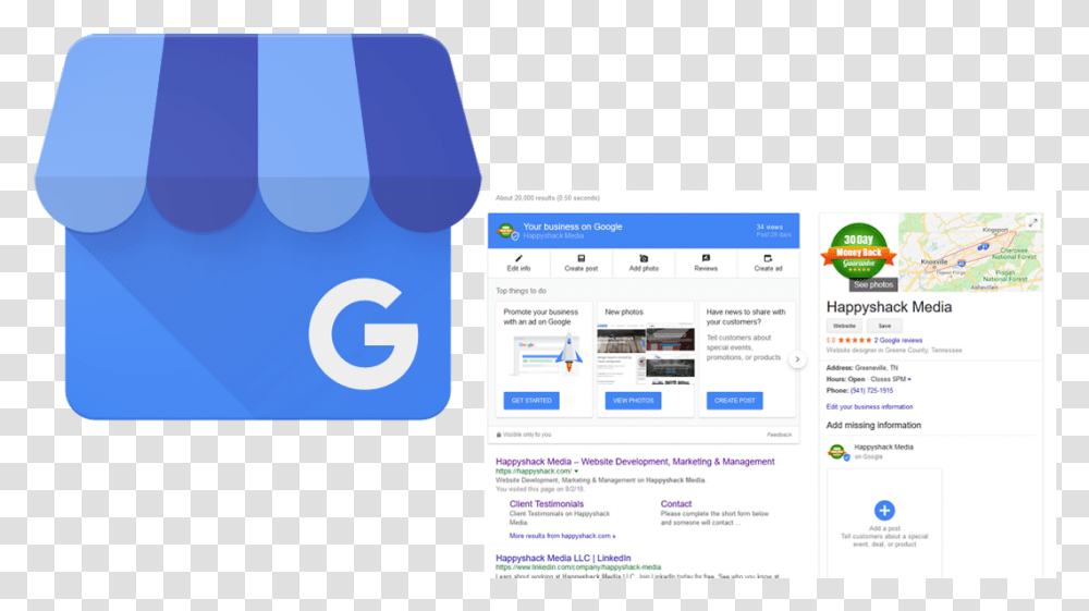 Google My Business Logo 2019, File, Electronics, Webpage Transparent Png