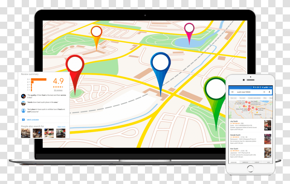 Google My Business Marketing Marketing Hand Screenshot, Mobile Phone, Electronics, Cell Phone, GPS Transparent Png