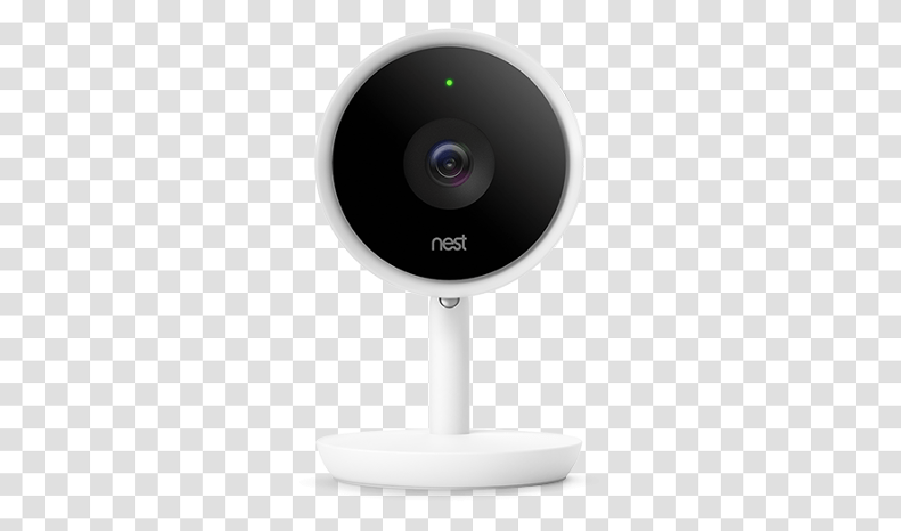 Google Nest Cam Iq Indoor Image Nest Indoor Camera, Electronics, Disk, Webcam Transparent Png