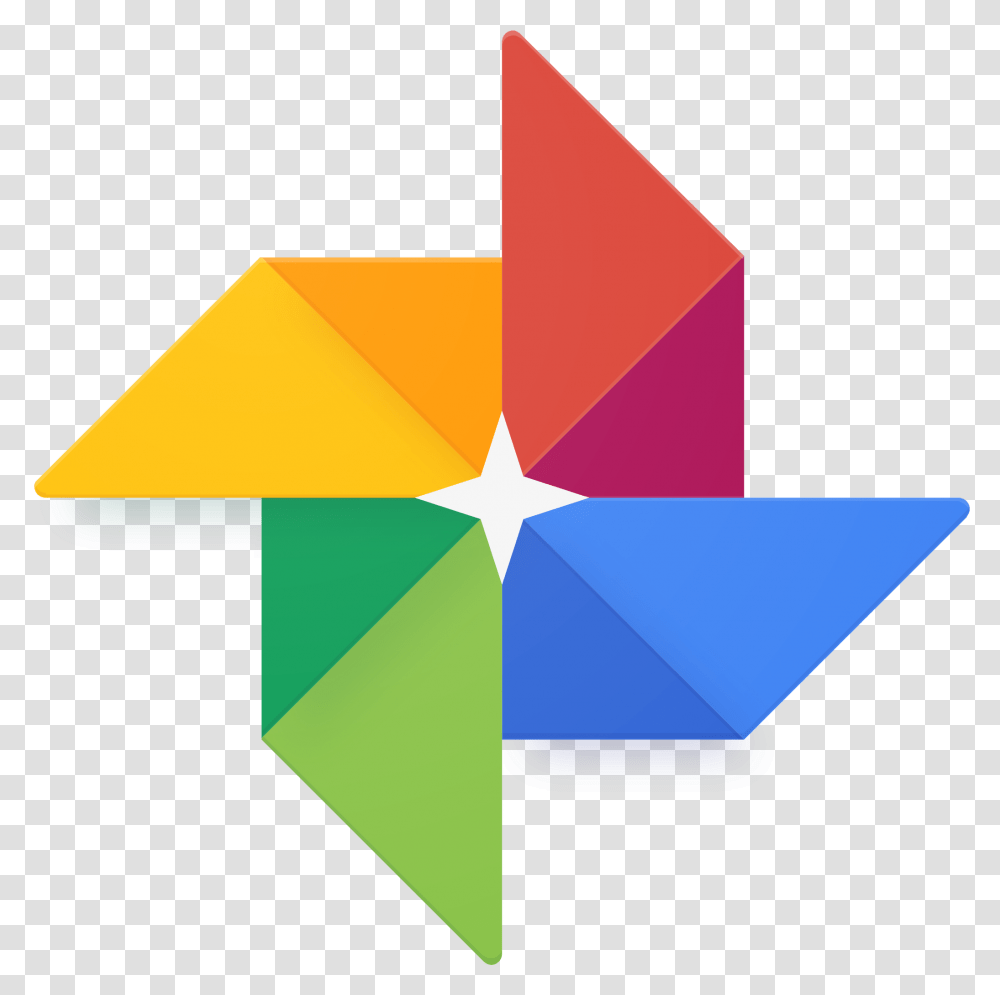 Google Photos Google Photos Icon, Triangle, Art, Star Symbol, Graphics Transparent Png