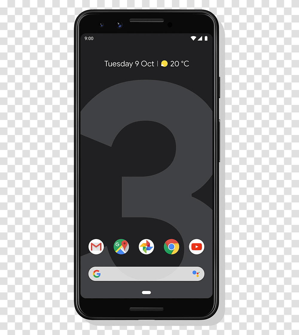 Google Pixel 3 Black, Mobile Phone, Electronics, Cell Phone Transparent Png