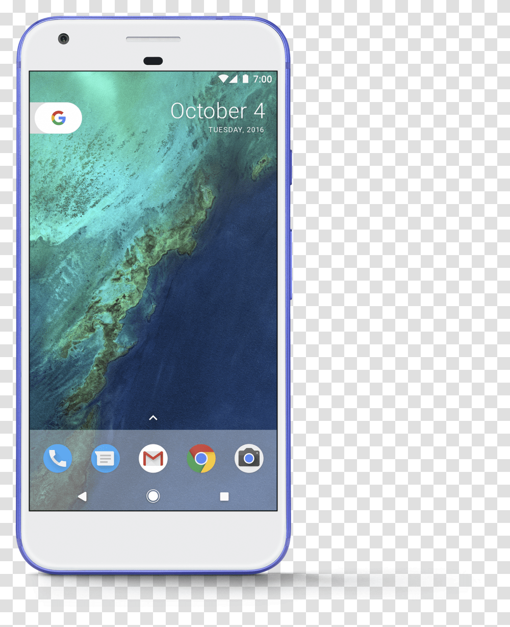 Google Pixel Blue Front, Mobile Phone, Electronics, Cell Phone, Screen Transparent Png