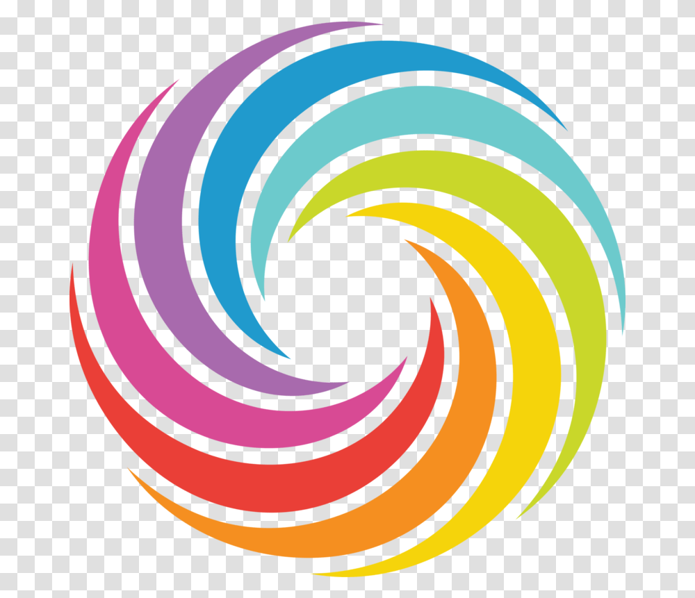 Google Play Bagel Android Google Play Point Rainbow Bagel Logo, Spiral, Coil, Rug, Candy Transparent Png