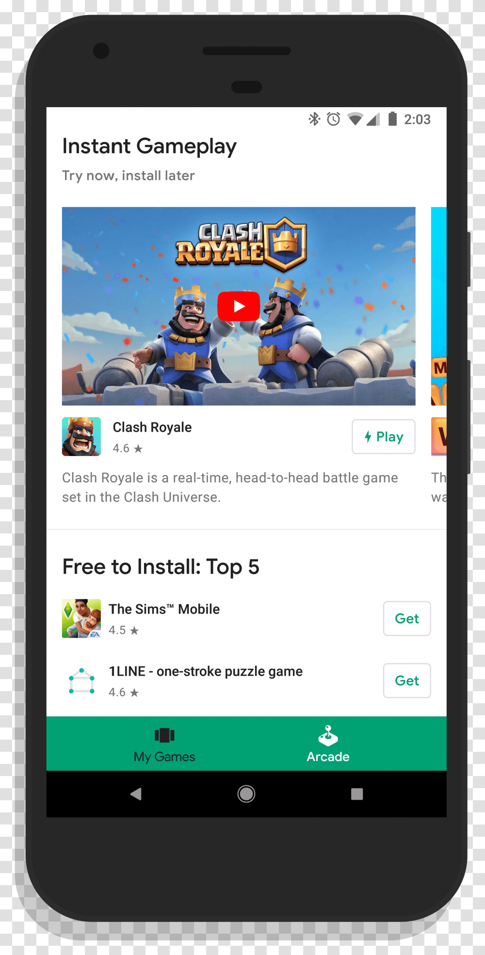 Google Play Clash Royale App, Mobile Phone, Electronics, Cell Phone, Computer Transparent Png