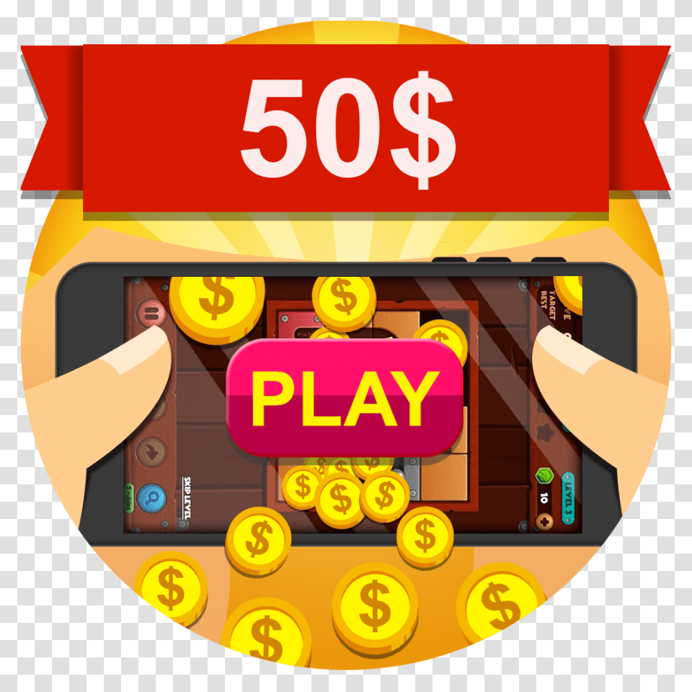 Google Play Earn Quick Dollars Make Money Playing Games, Person, Human, Pac Man Transparent Png