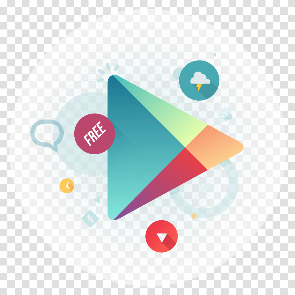 Google Play Free App Of The Week Google Play Free Apps, Triangle Transparent Png