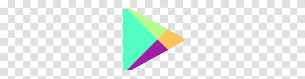 Google Play Icon Image, Triangle, Business Card, Paper Transparent Png