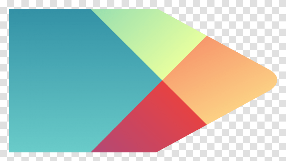 Google Play Icon Orange, Lighting, Triangle Transparent Png