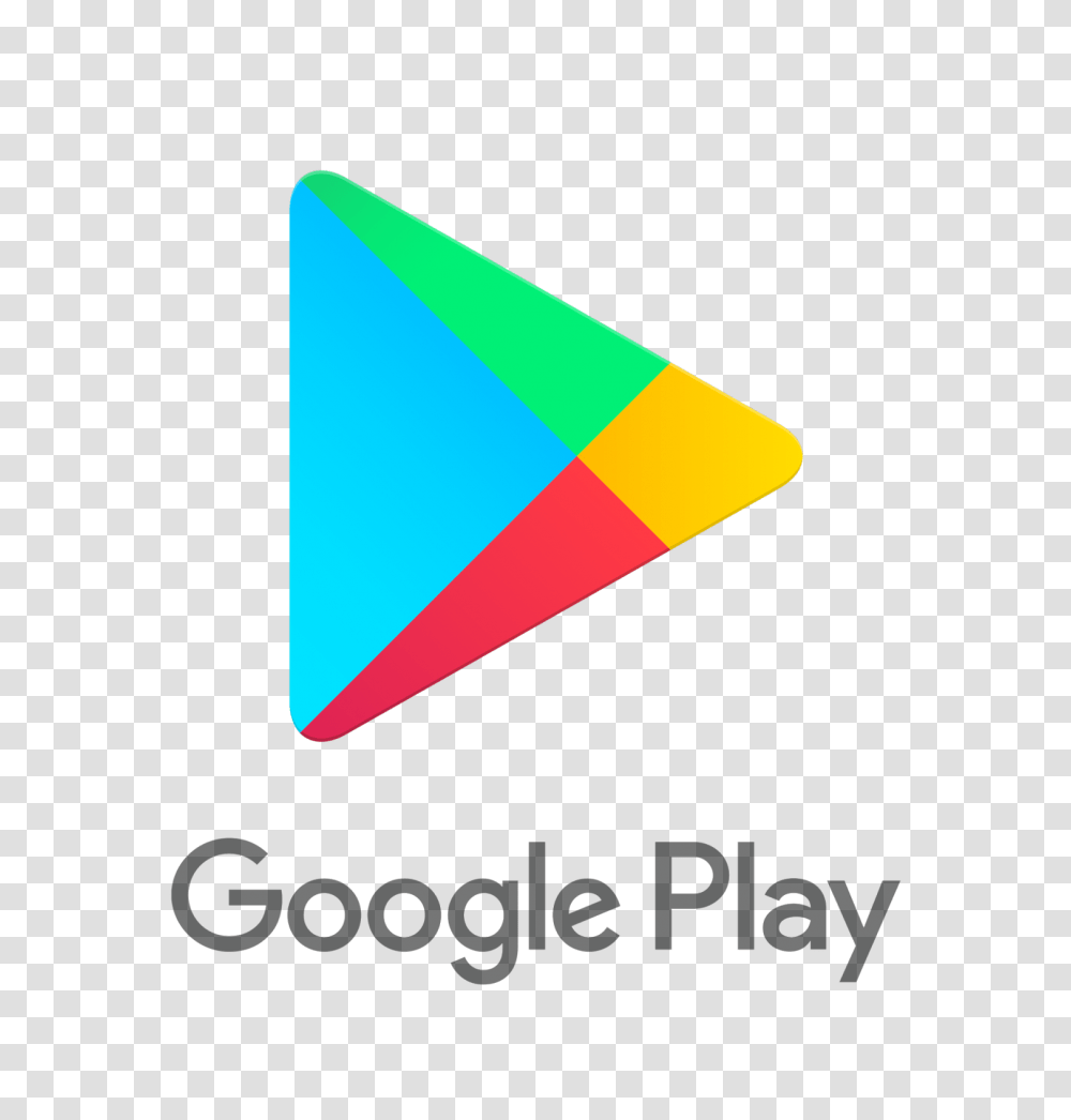Google Play Logo Image, Triangle, Business Card, Paper Transparent Png