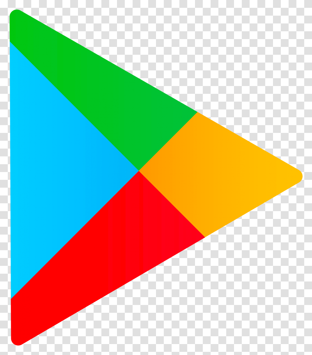 Google Play Logo Symbol History 38402160 Play Store Icon, Triangle Transparent Png