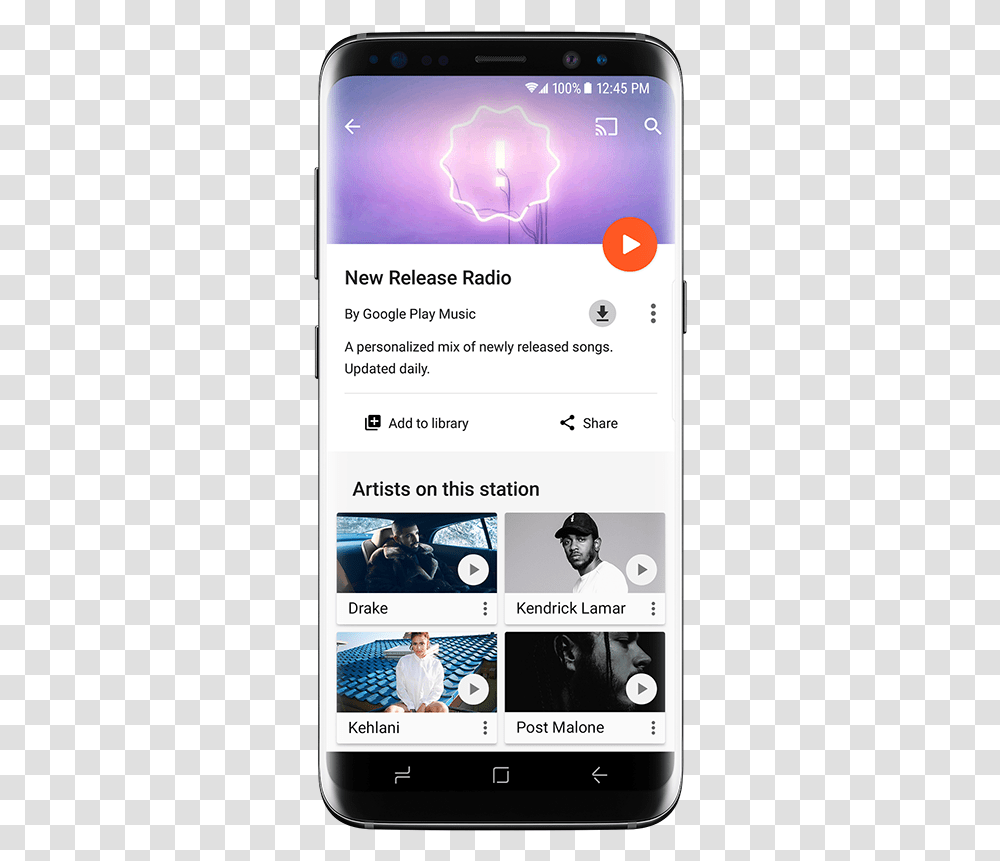 Google Play Music Just Made It A Lot Easier To Find New Play Music, Mobile Phone, Electronics, Cell Phone, Person Transparent Png