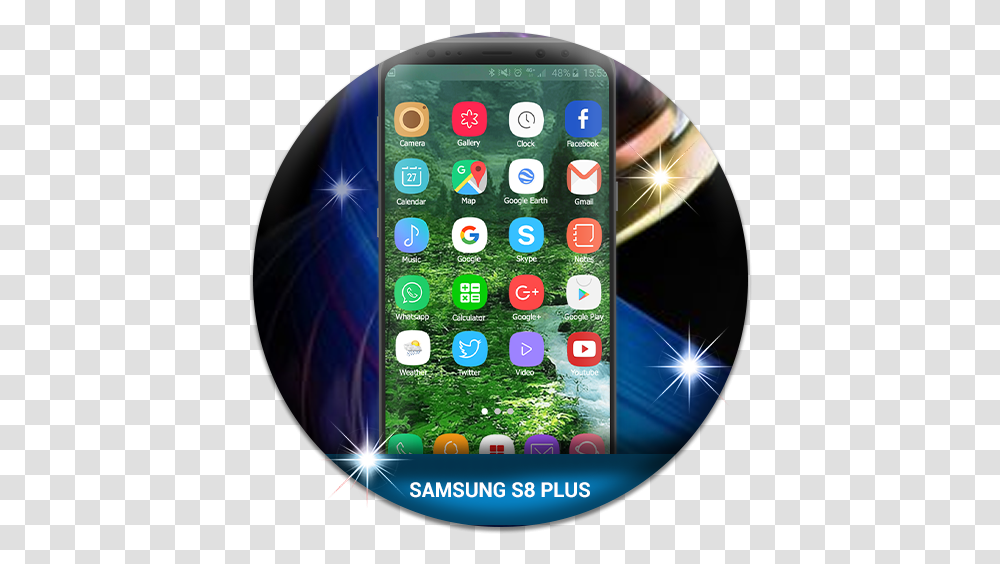 Google Play - Theme For Samsung S8 Plus Technology Applications, Mobile Phone, Electronics, Cell Phone, Disk Transparent Png