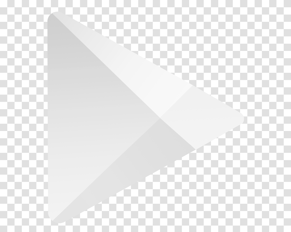Google Play White Logo, Triangle, Diamond, Gemstone, Jewelry Transparent Png