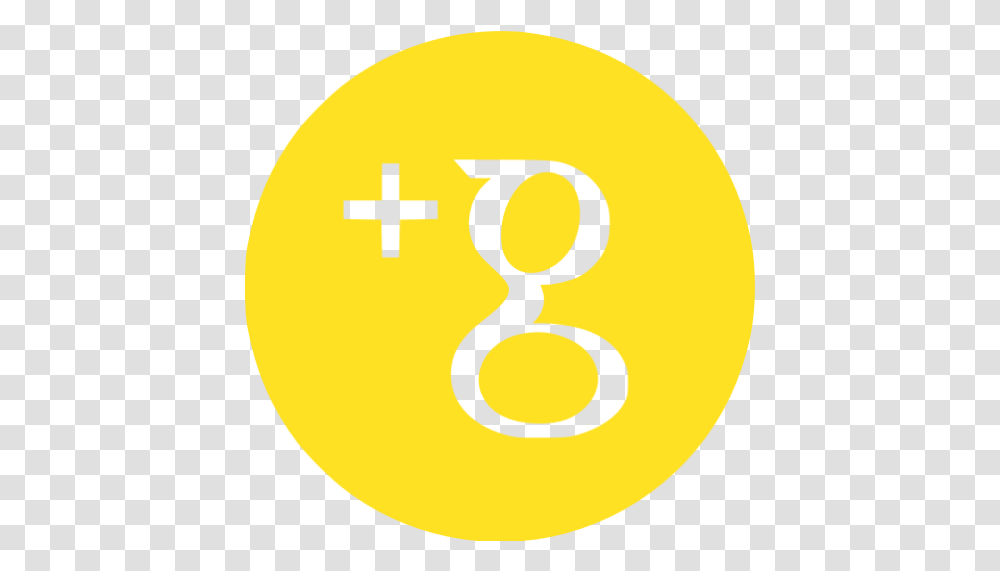 Google Plus 04 Icons Images Yellow Google Icon, Number, Symbol, Text Transparent Png