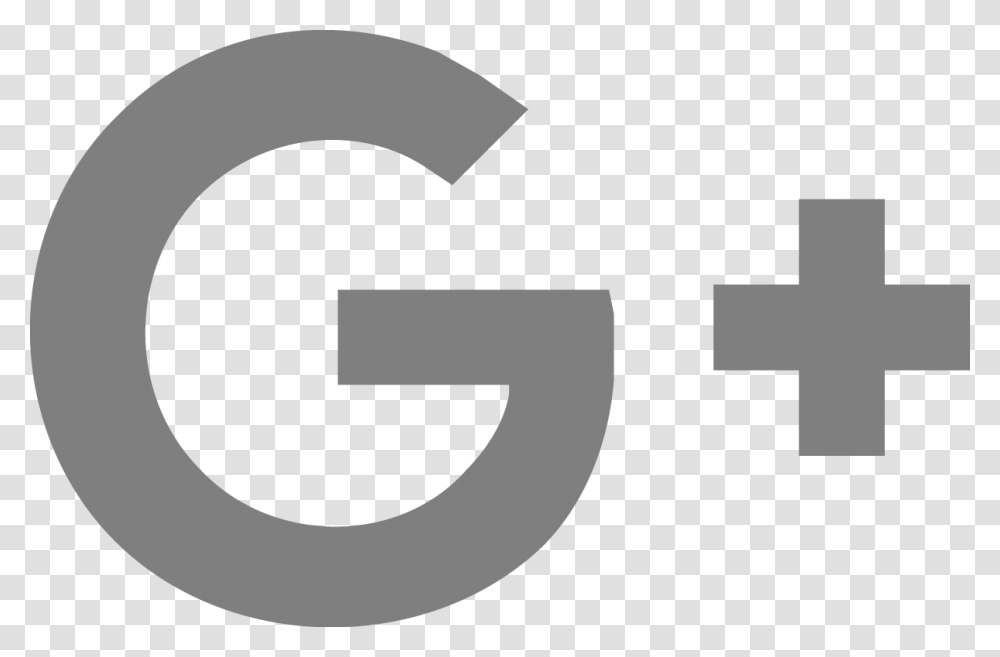 Google Plus Logo White Logo Google Gris, Trademark, Cross Transparent Png