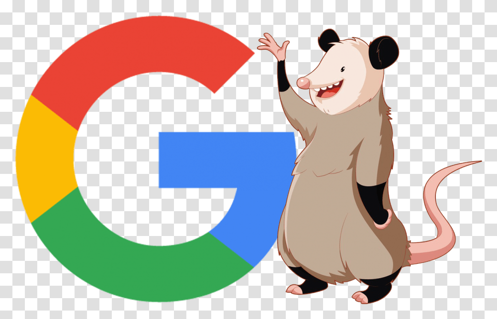Google Possum Google Search Logo, Text, Number, Symbol, Face Transparent Png