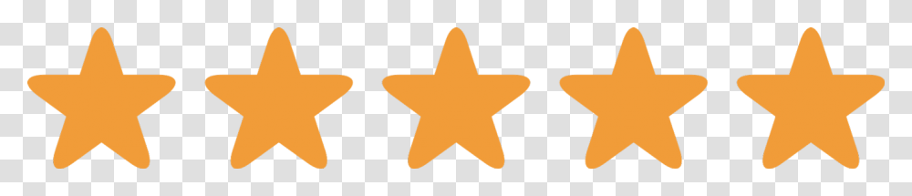Google Review Stars Orange, Star Symbol Transparent Png