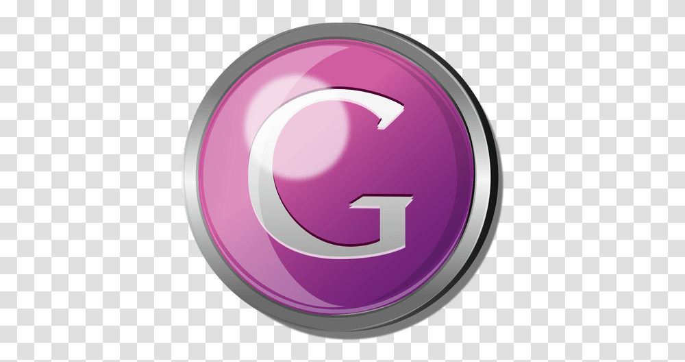 Google Round Metal Button & Svg Vector File Solid, Number, Symbol, Text, Purple Transparent Png