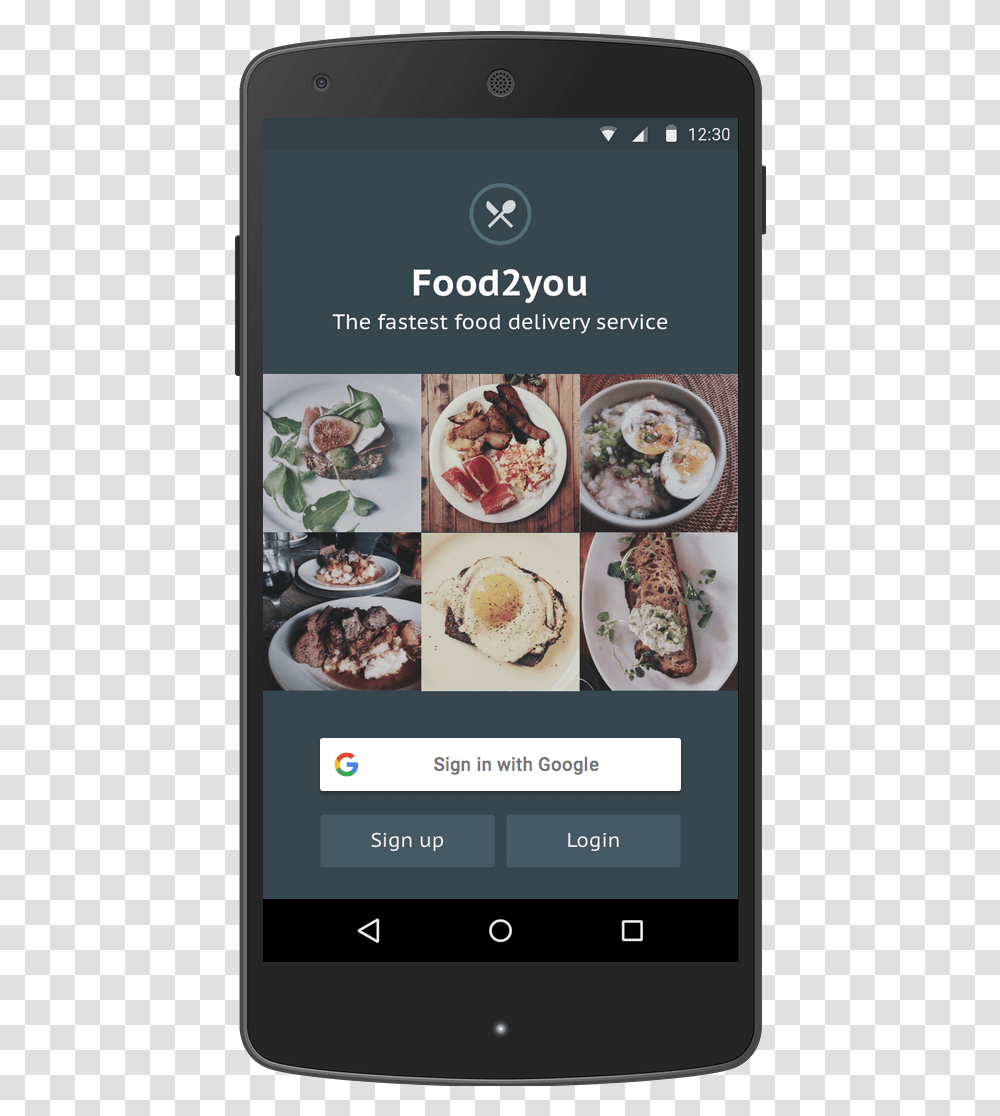 Google Sign In In Ios App, Mobile Phone, Menu, Ice Cream Transparent Png