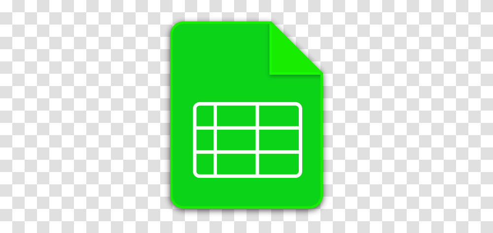 Google Spreadsheet Icon Spreadsheet Icon Green, First Aid, Word, Text, Number Transparent Png