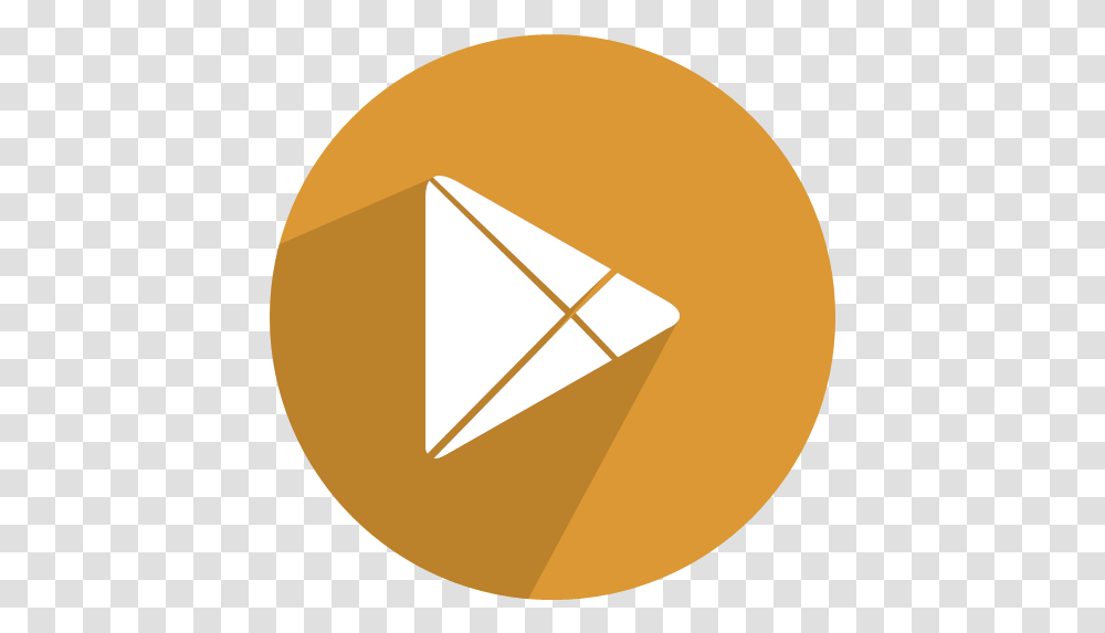 Google Store Googleplay Play Icon, Lamp, Triangle, Star Symbol, Gold Transparent Png