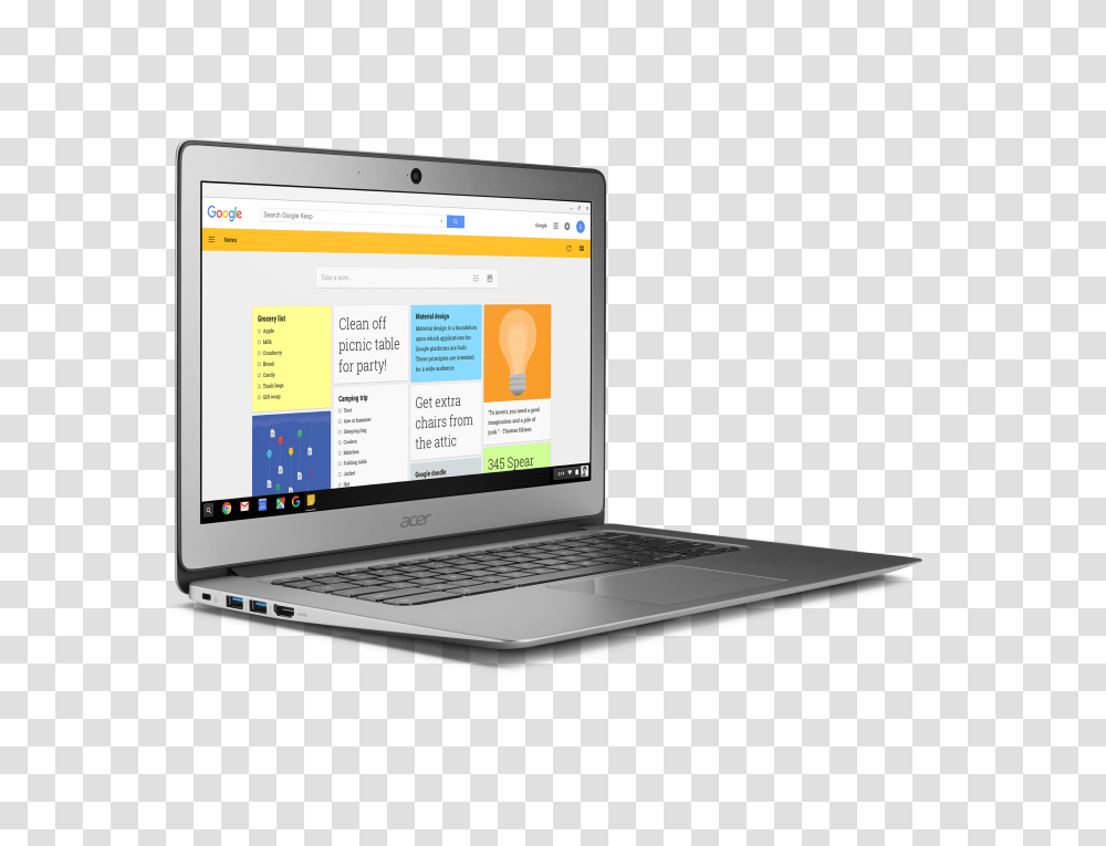 Google Store Starts Selling The Acer Chromebook And Chromebook, Laptop, Pc, Computer, Electronics Transparent Png
