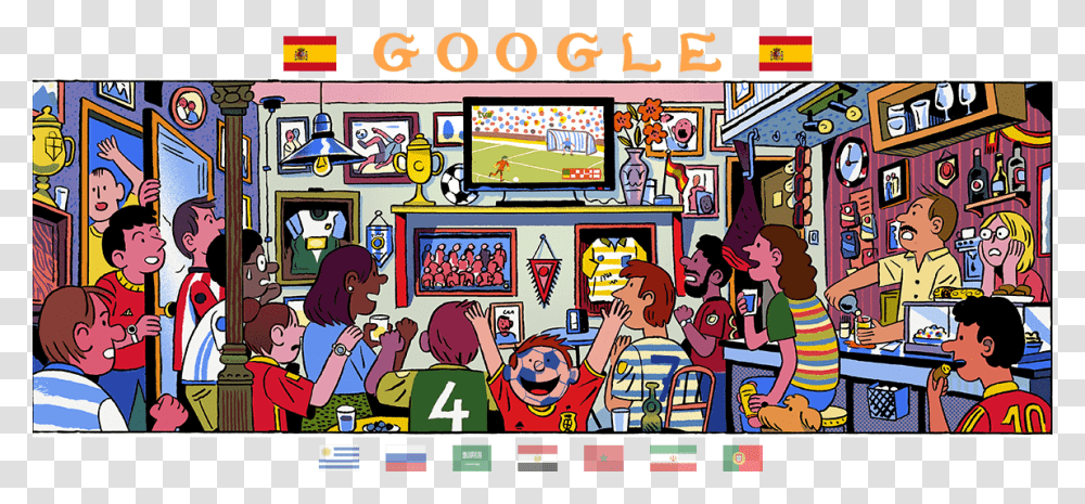 Google World Cup 2018 Day, Person, Interior Design, Drawing Transparent Png